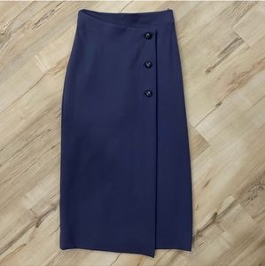 Babaton Buttoned-Up Skirt